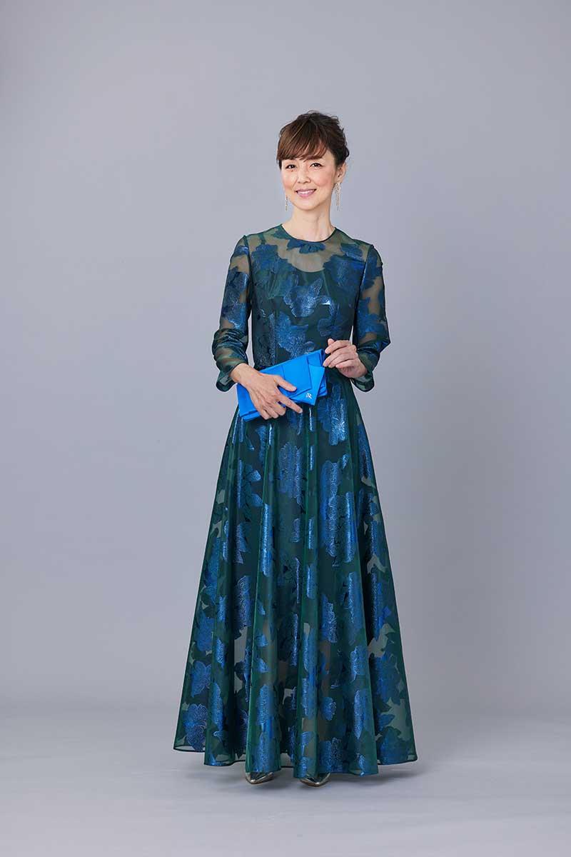 ANTONIO RIVA（アントニオ・リーヴァ）の花柄シースルードレス（42）